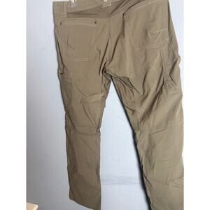 KÜHL Rydr Pants Men’s 36x32 Style 5109 Tan Green Canvas Outdoor Workwear
